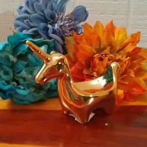 NWT Lauren Conrad Gold Unicorn Jewellery Holder